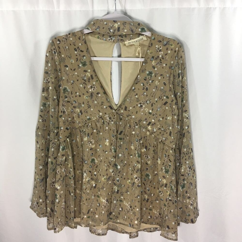 By Together Women's Floral Top Size Small - Picture 7 of 8